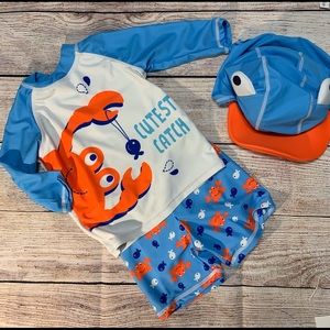 Baby Toddler Boy Two Pc. Swimsuit Set